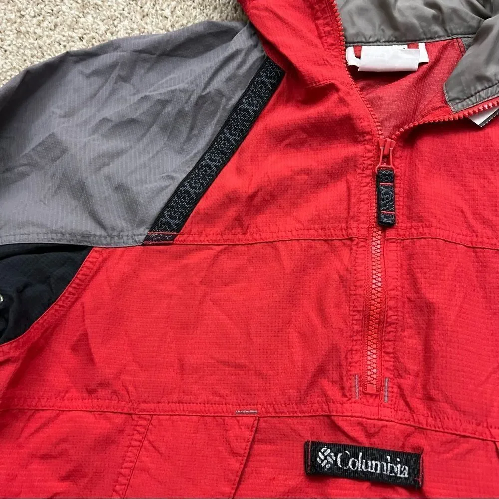 Vintage Columbia Packable Rip Stop Anorak Windbreaker Men's S
